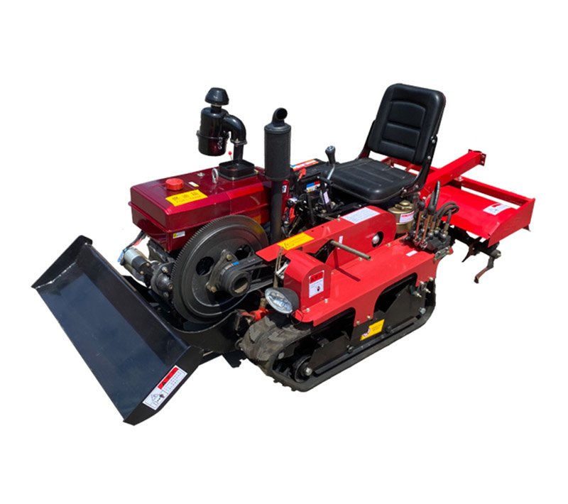 Multi-functional 25hp crawler rotary tiller