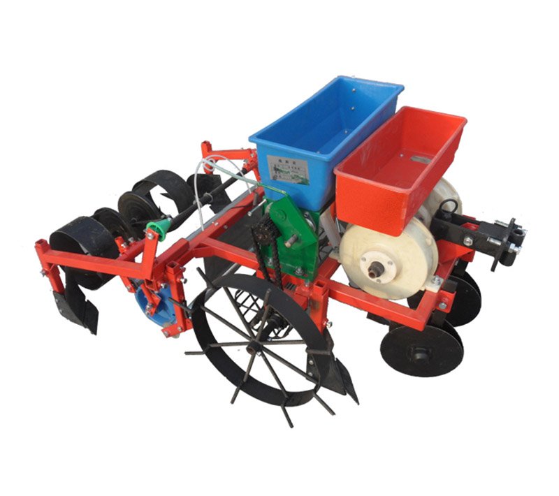 Walking tractor peanut seeder